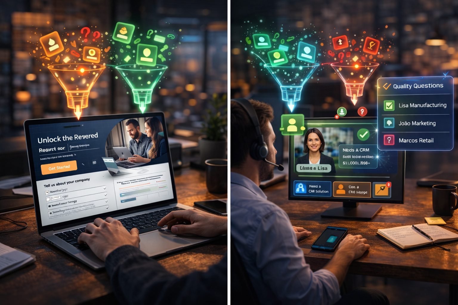 Landing pages de alta conversão: o que muda quando existe pré-qualificação